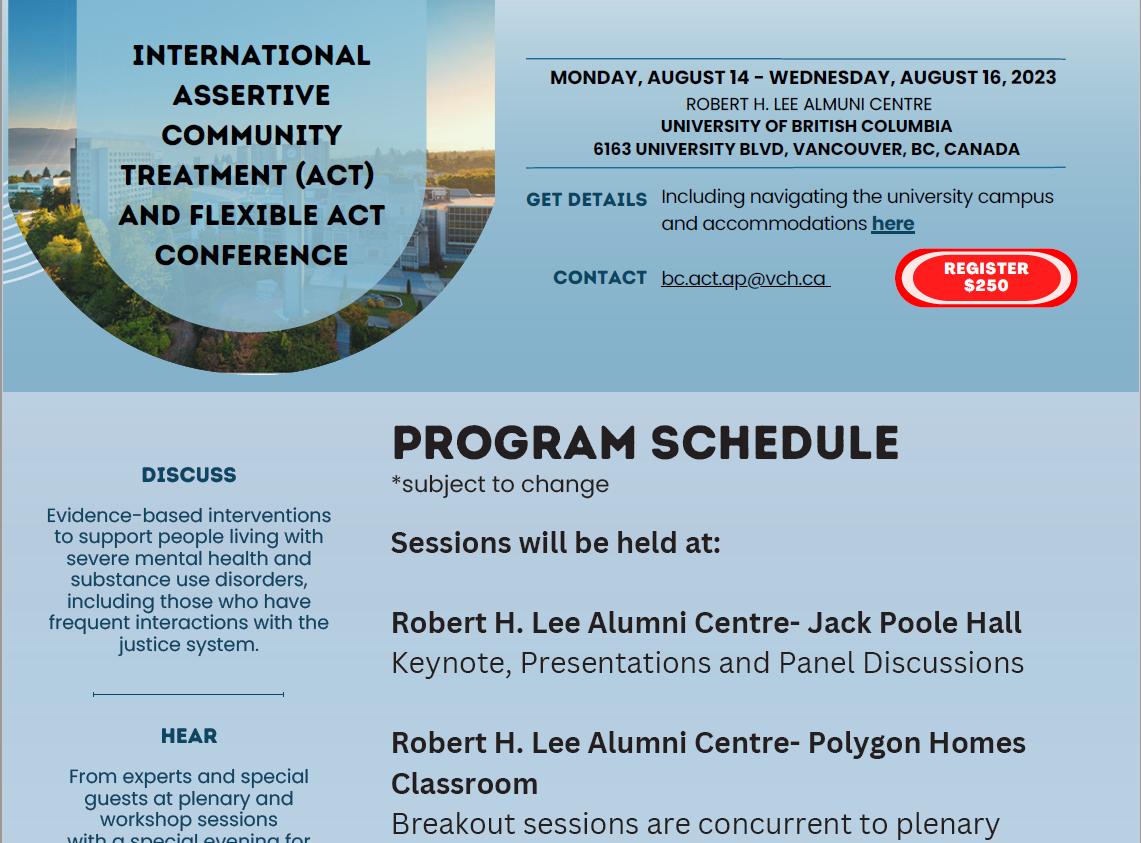 British Columbia ACT Advance Practice